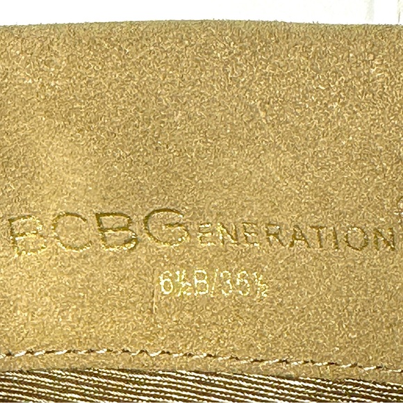 BCBG Generation | Over the Knee Suede Boot Christina New Taupe Spike Stud Accent - Picture 14 of 16